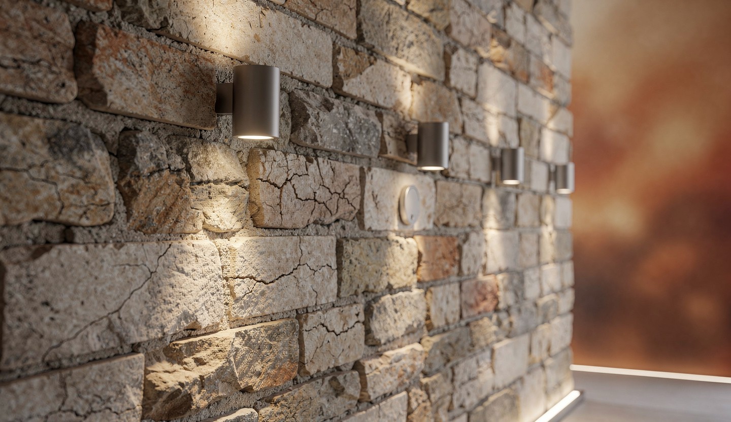 Éclairage d’un mur en pierre intérieur : toutes les solutions