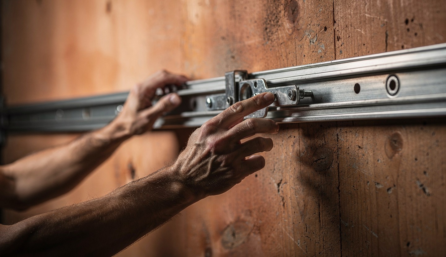 Comment poser un rail pour porte coulissante de garage ?