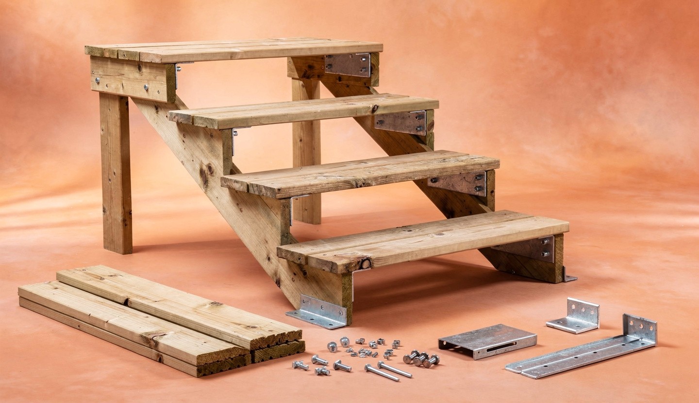 Escalier de jardin en kit : pose, matériaux et conseils d&amp;#039;entretien