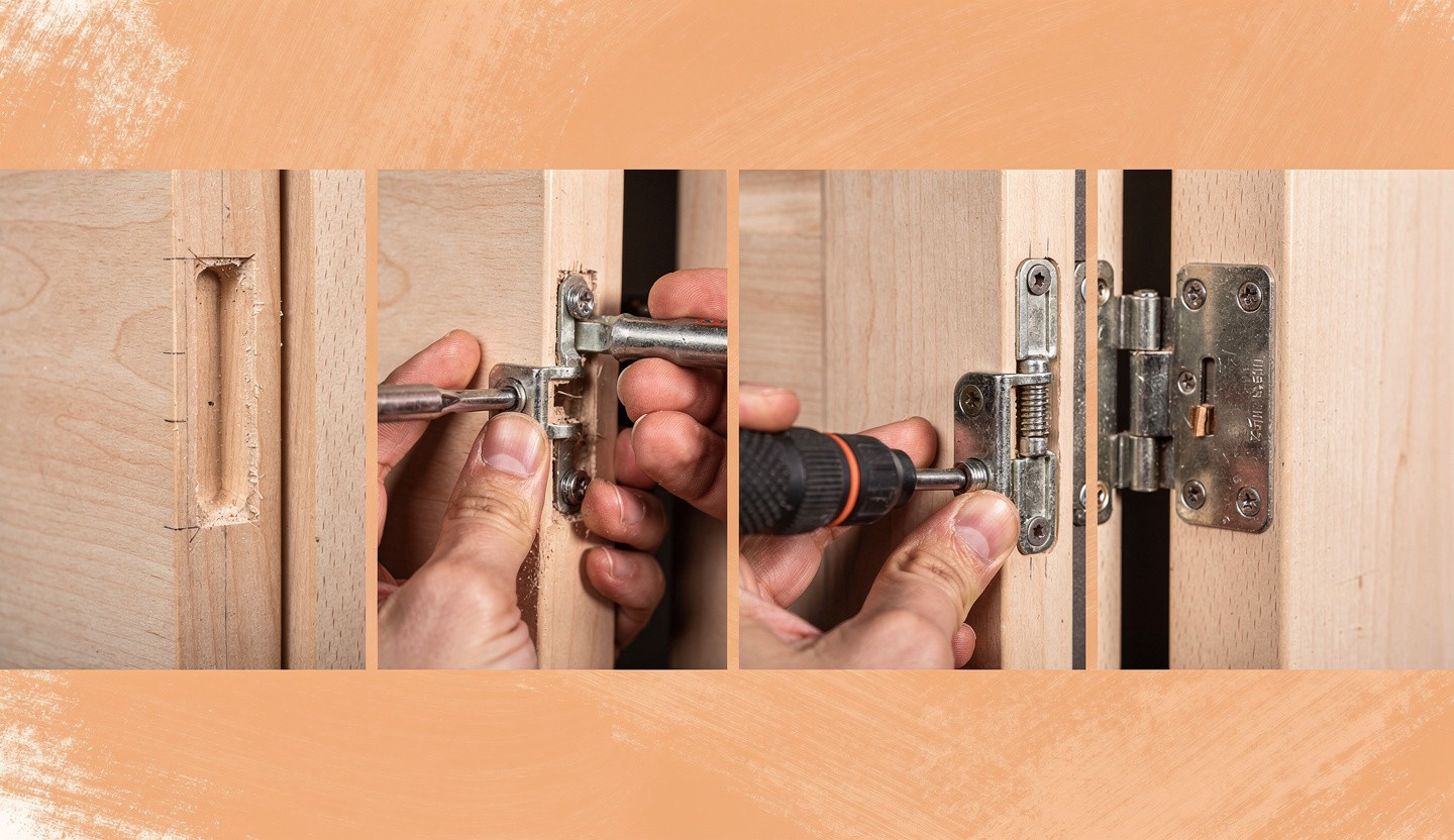 Paumelle invisible pour porte : installation et réglage en 5 étapes