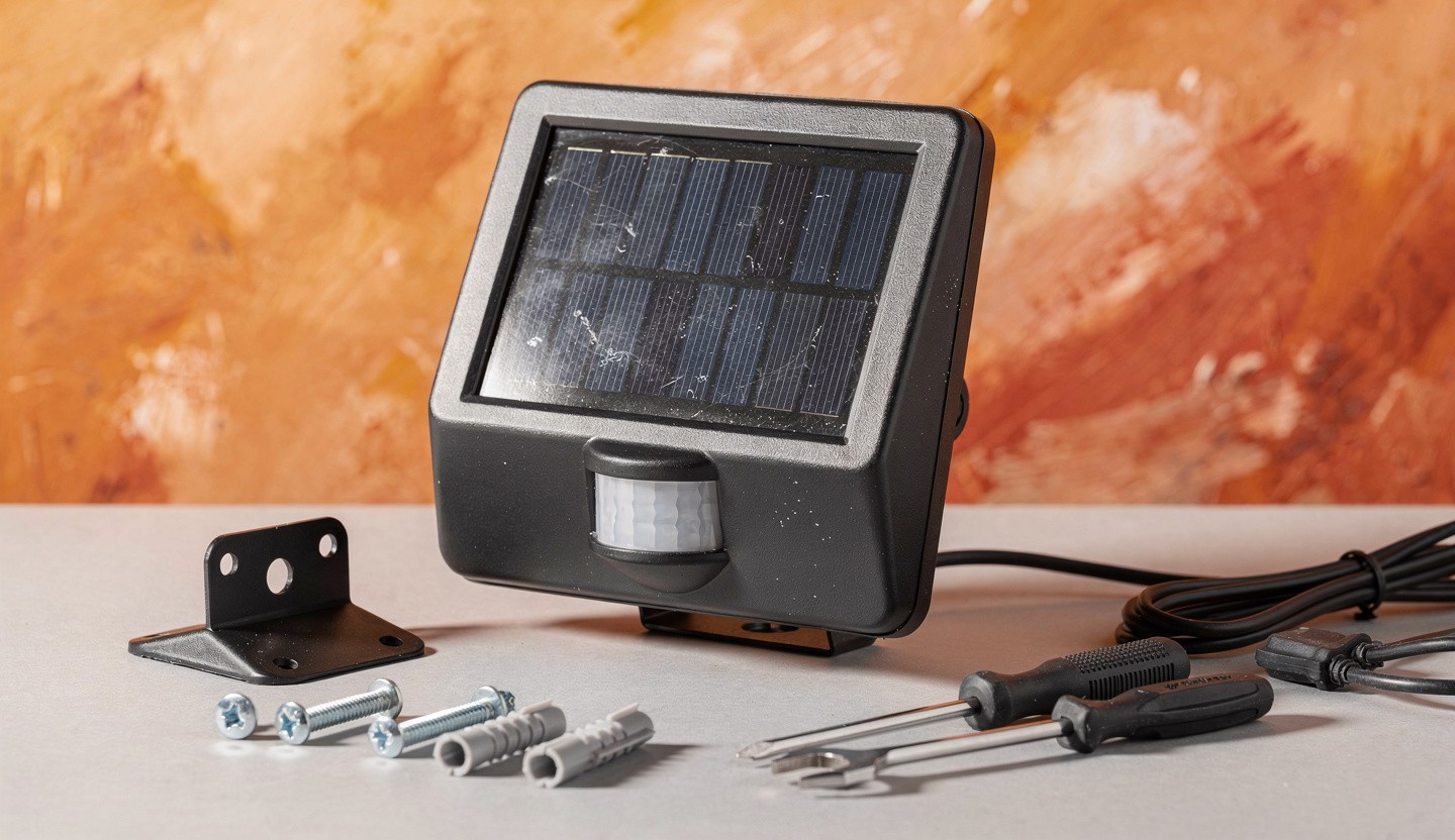 Kit éclairage solaire puissant avec détecteur de mouvement : installation et réglage